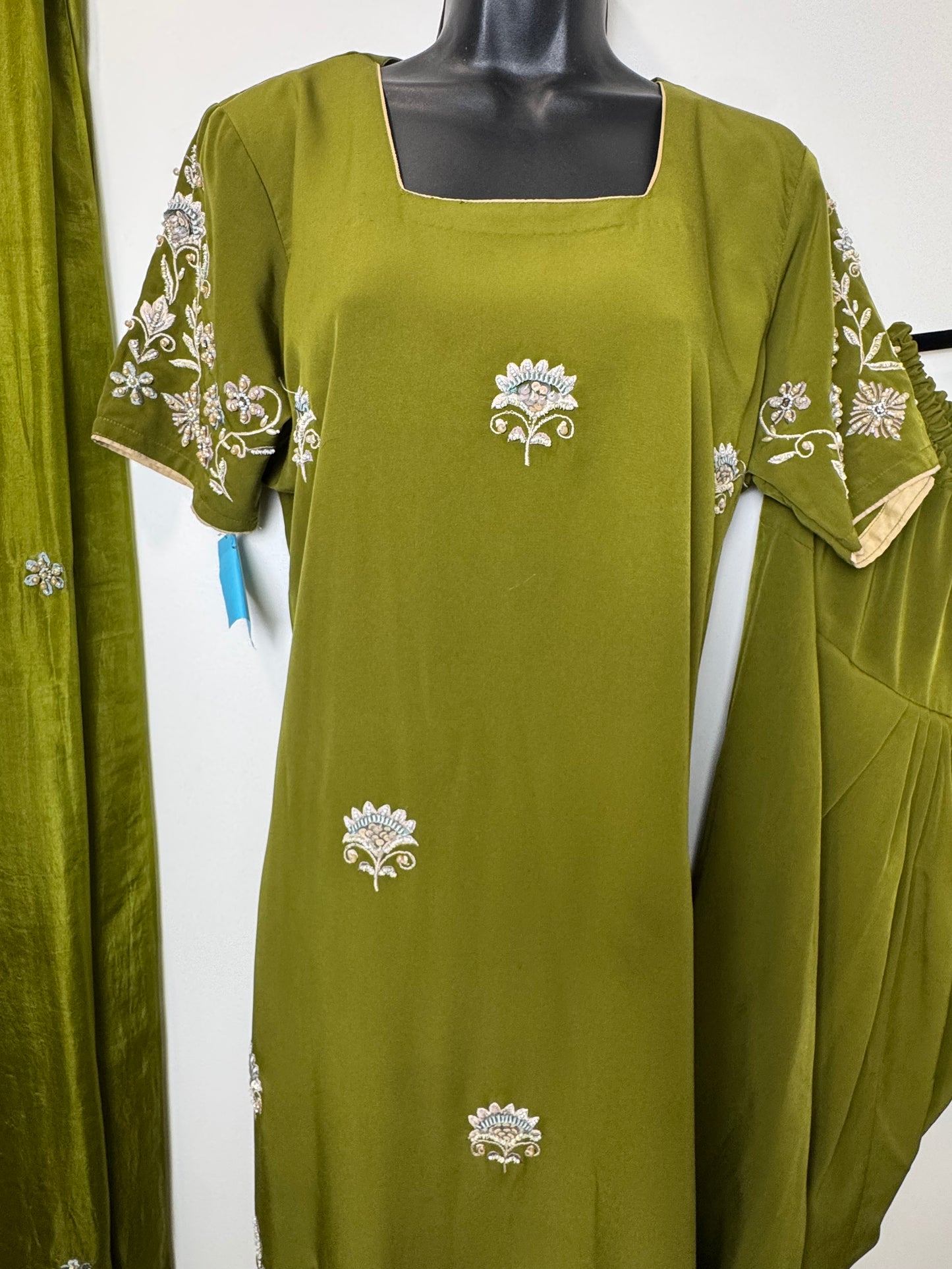 Olive Green Suit - 44