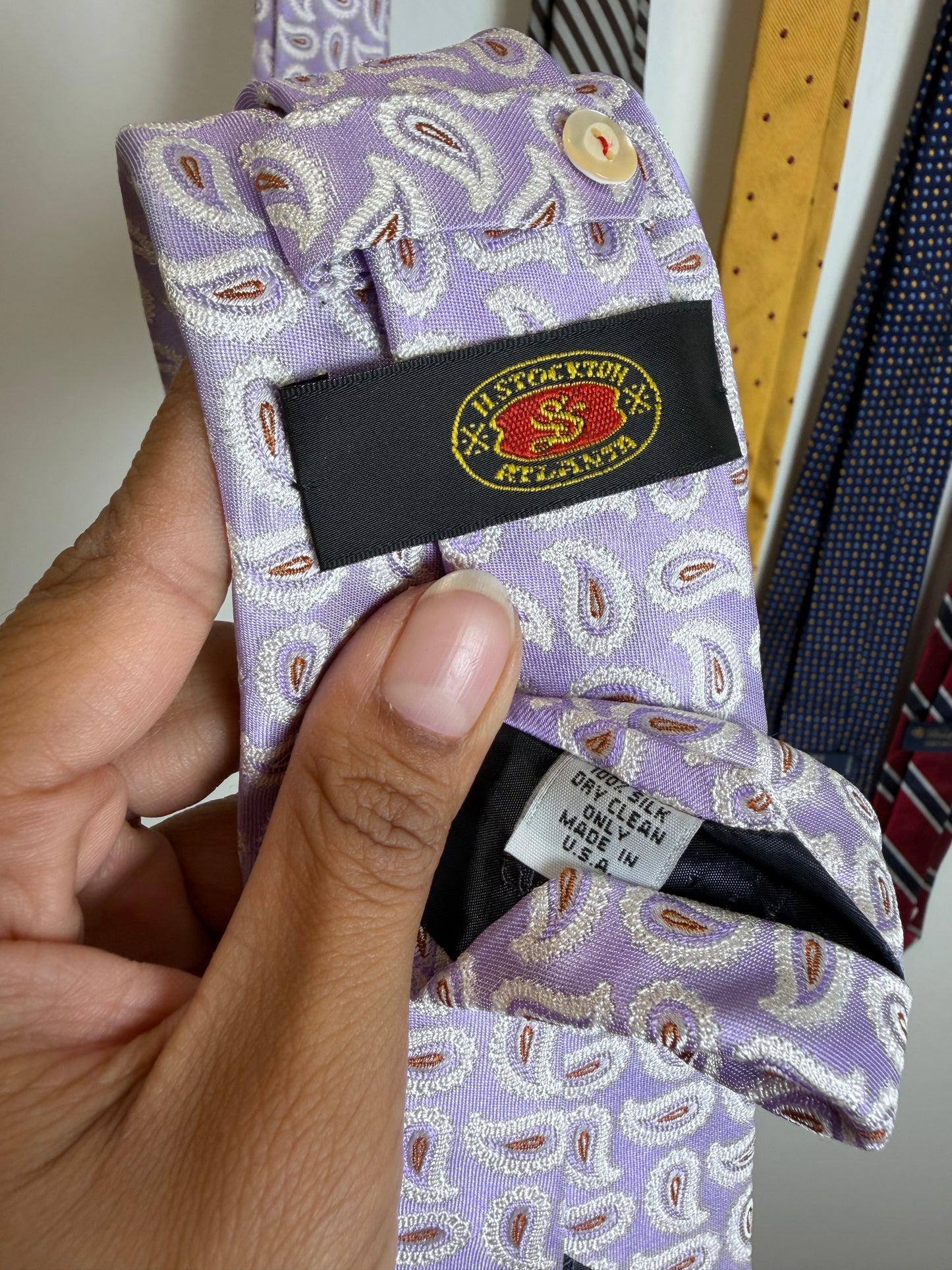 Designer Silk Tie Lot Brooks Brothers H Stockton Pierre Cardin St Andrews