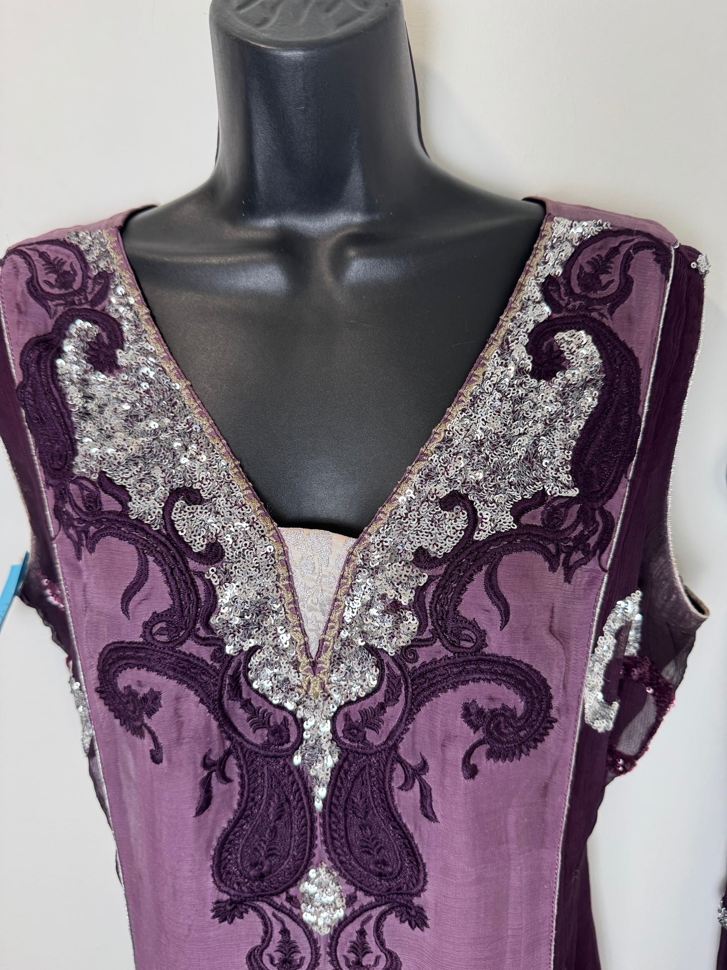 Purple Shaded Kurta & Dupatta - 44