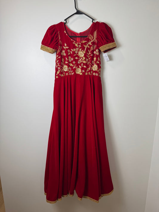 Red Velvet Gown - 30