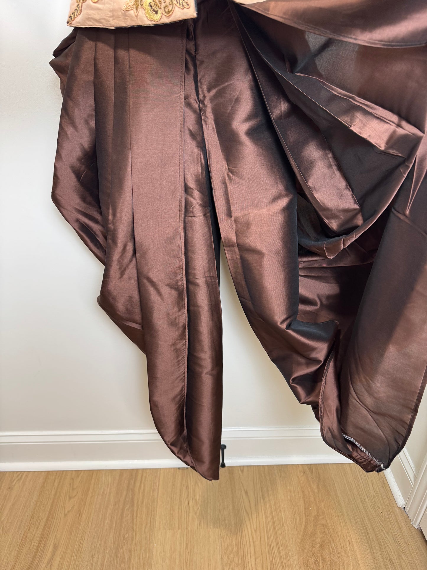 Brown Pink Dhoti - 36