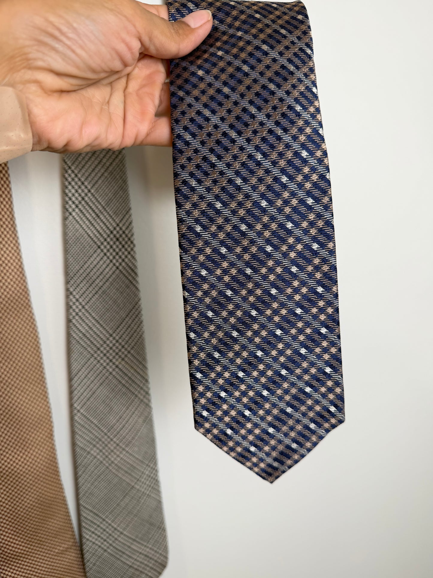 Designer Silk Tie Lot of 5 Barneys J.Crew Robert Talbott Joseph Abboud