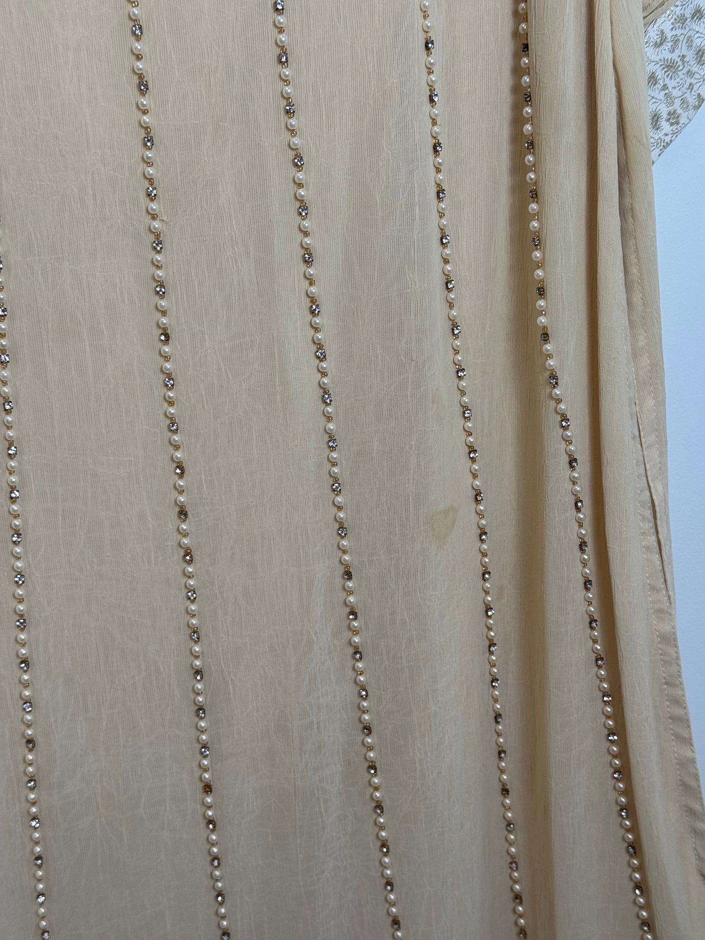 Beige pearl kurta - 42