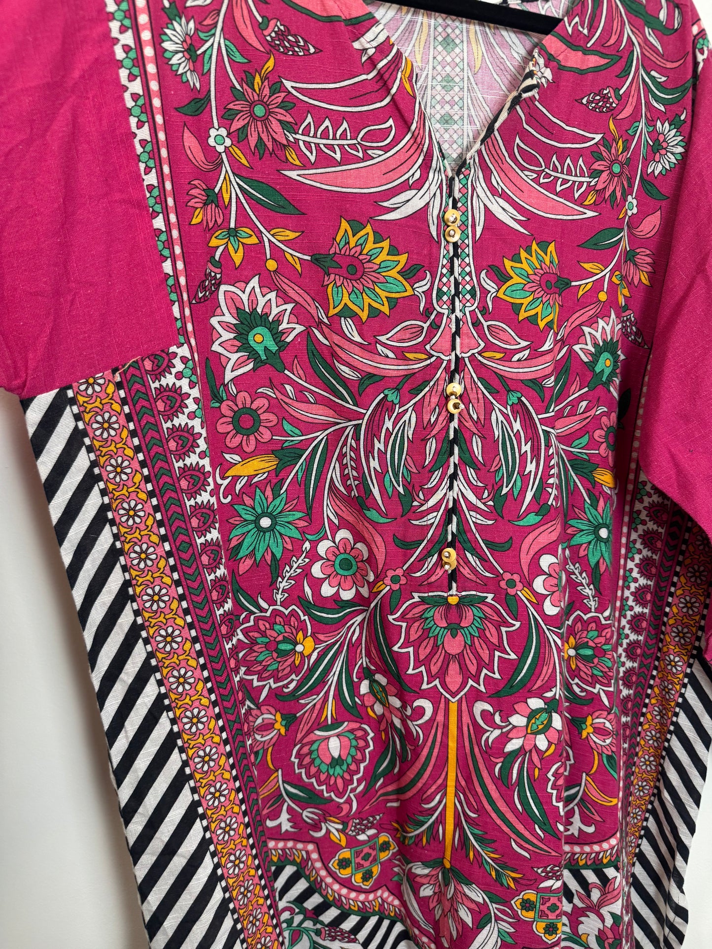 Pink Floral Kurta - 46