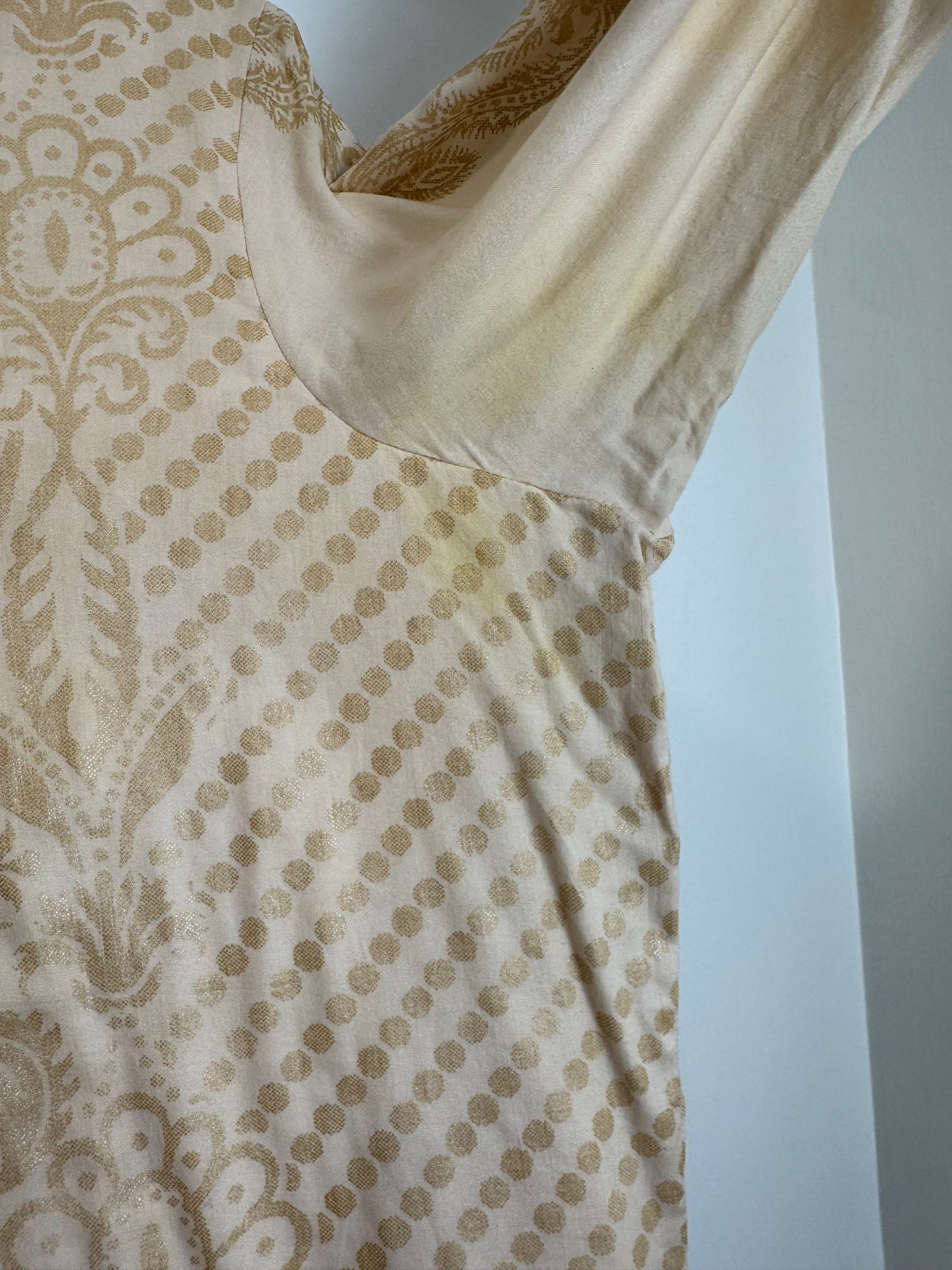 Beige Gold Kurta - 40