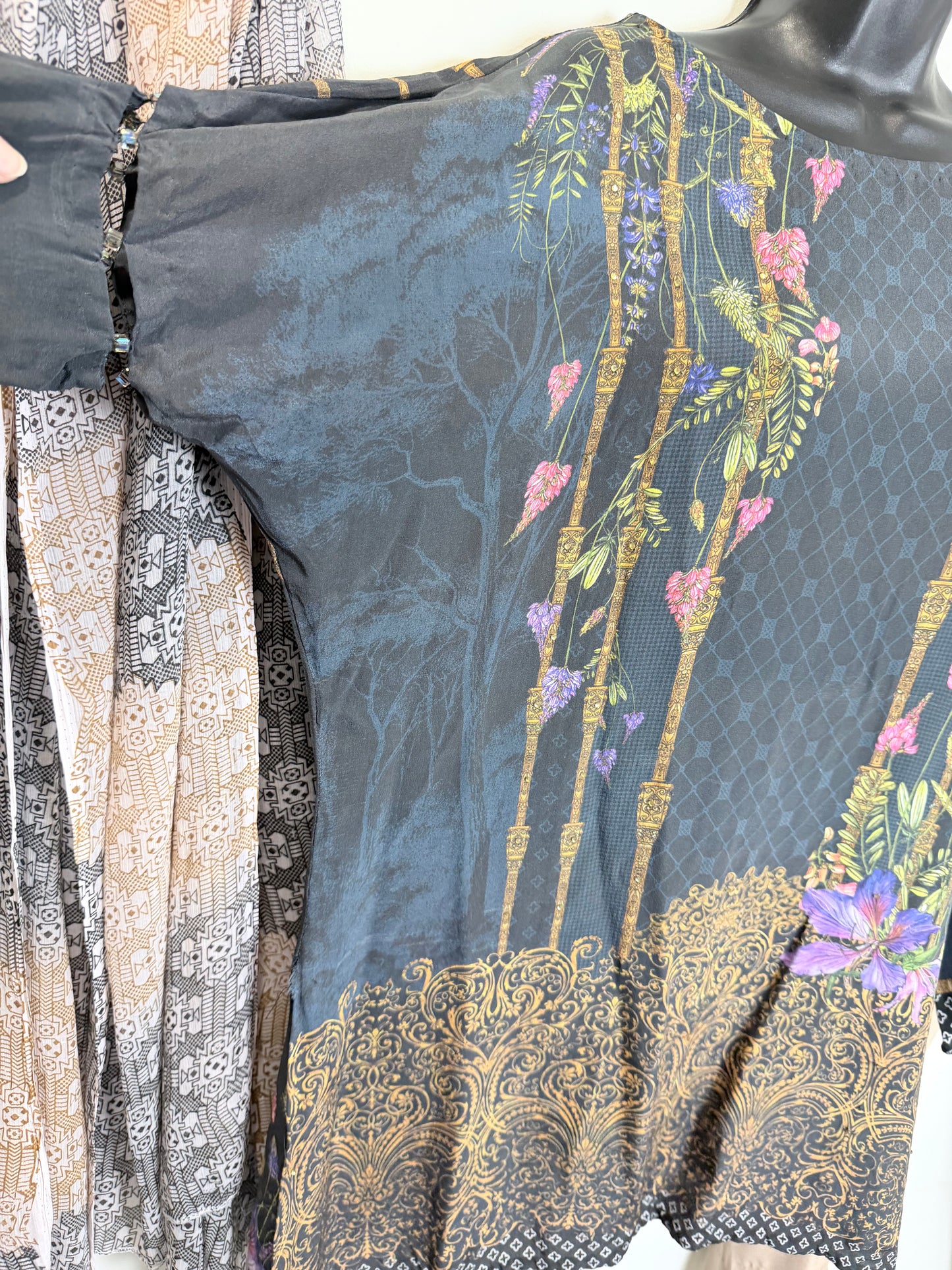 Black Beige Print - Size 40