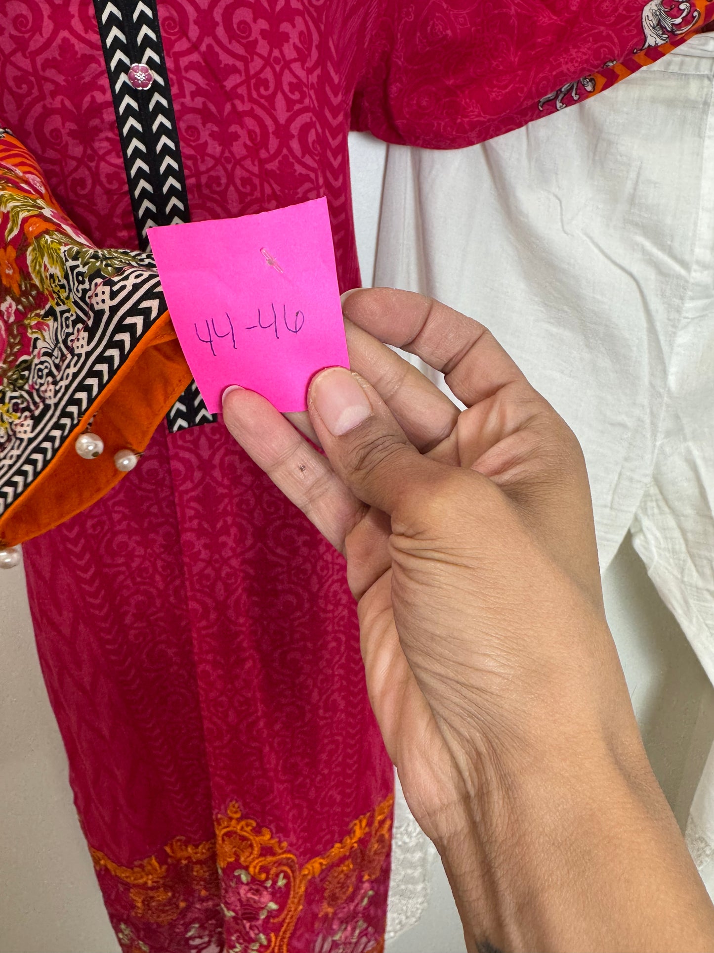 Pink Orange White - 44