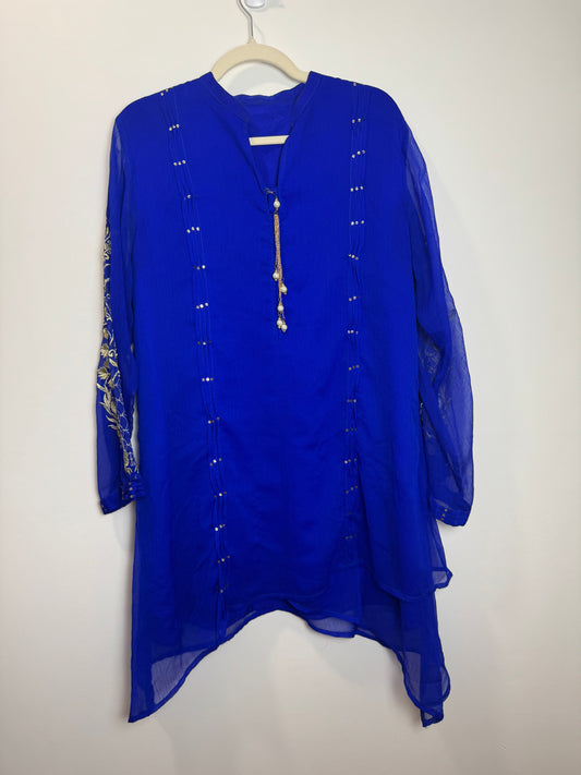 Blue gold Kurta - 42