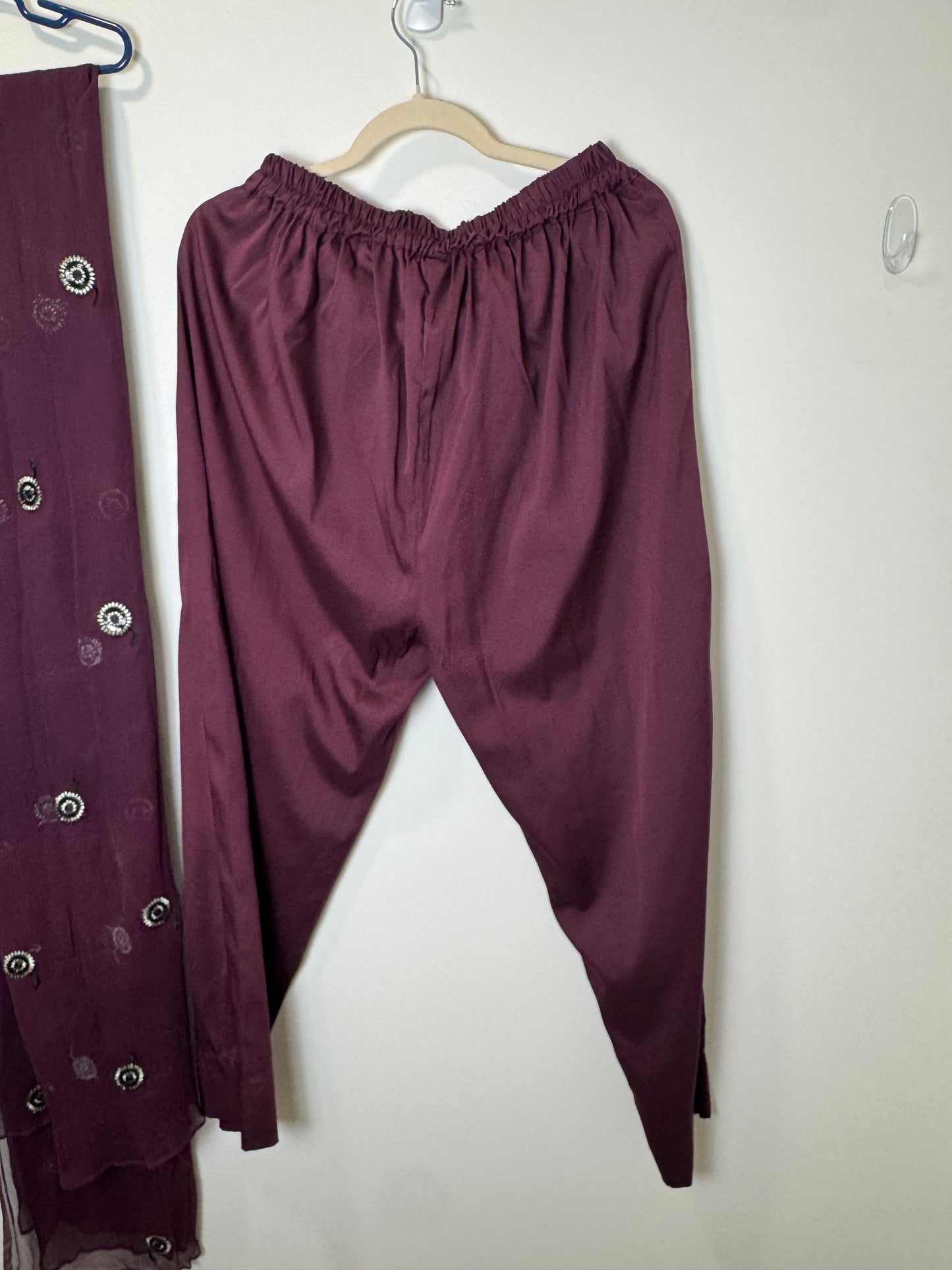 Maroon Circles Suit - 44
