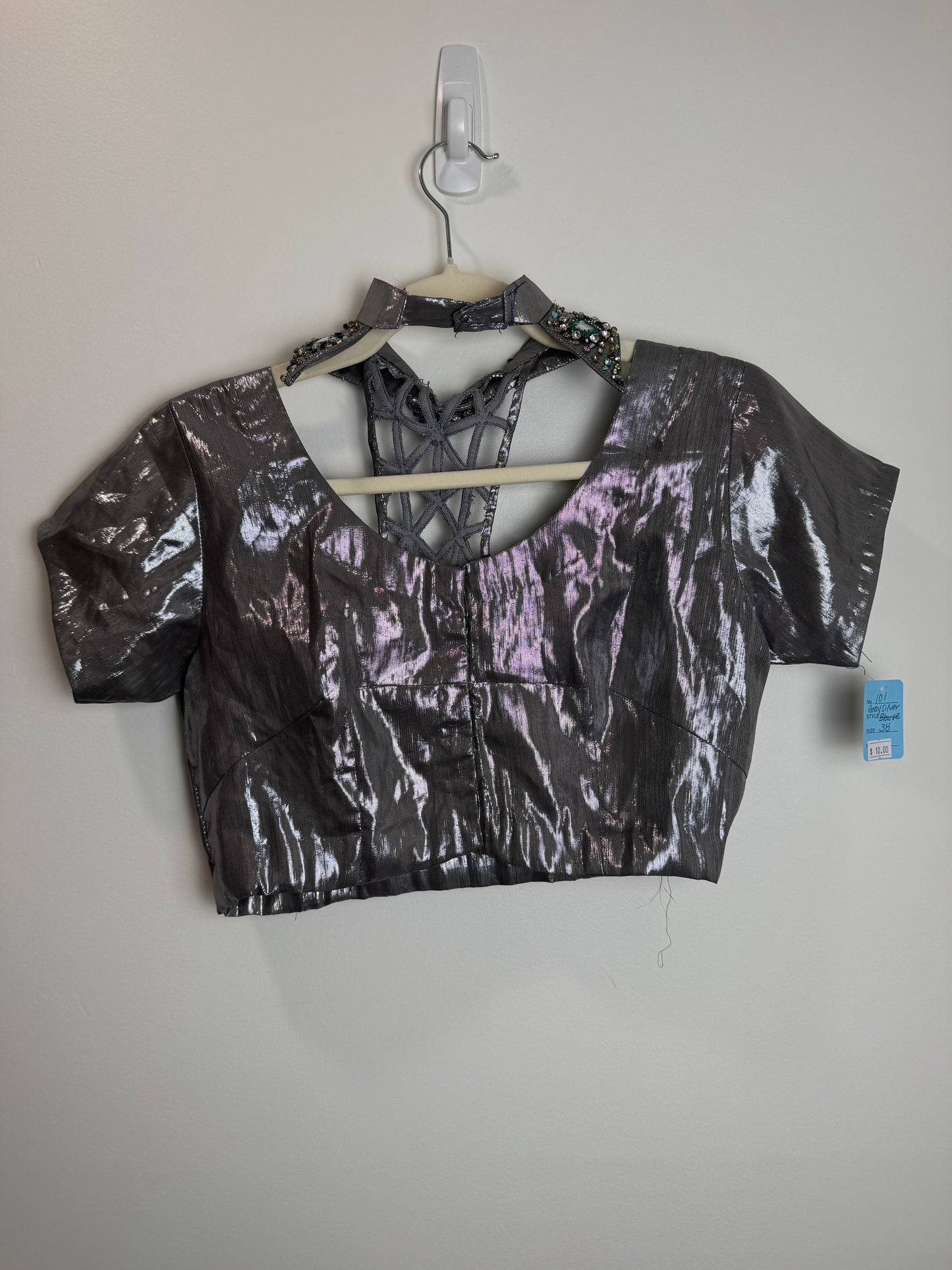 Silver Jewel Blouse - 38