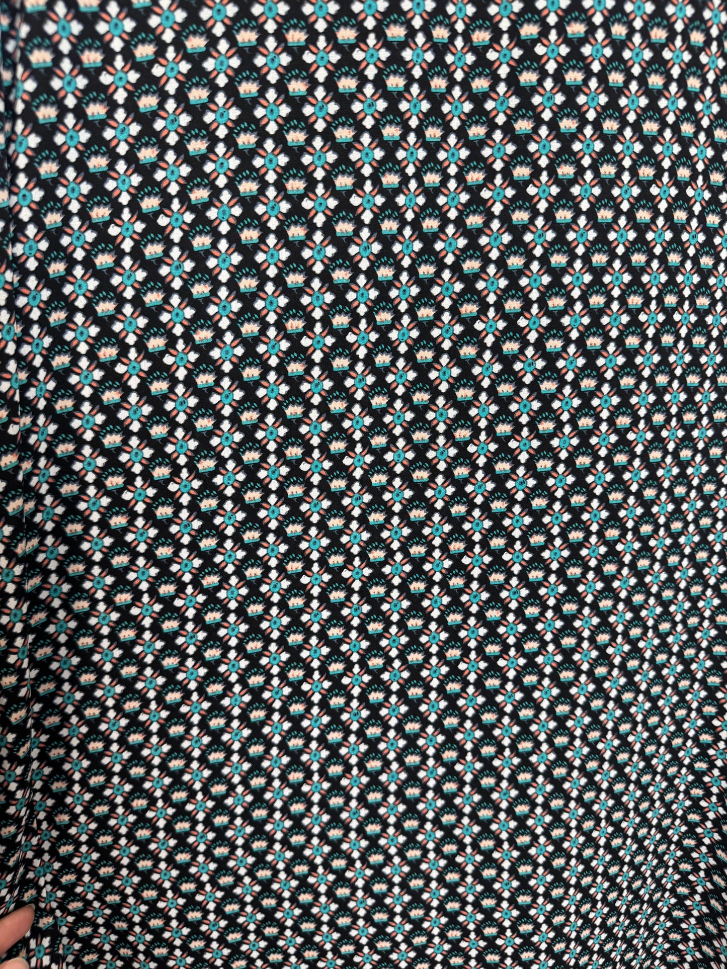 Black Blue Print Kurta - 46