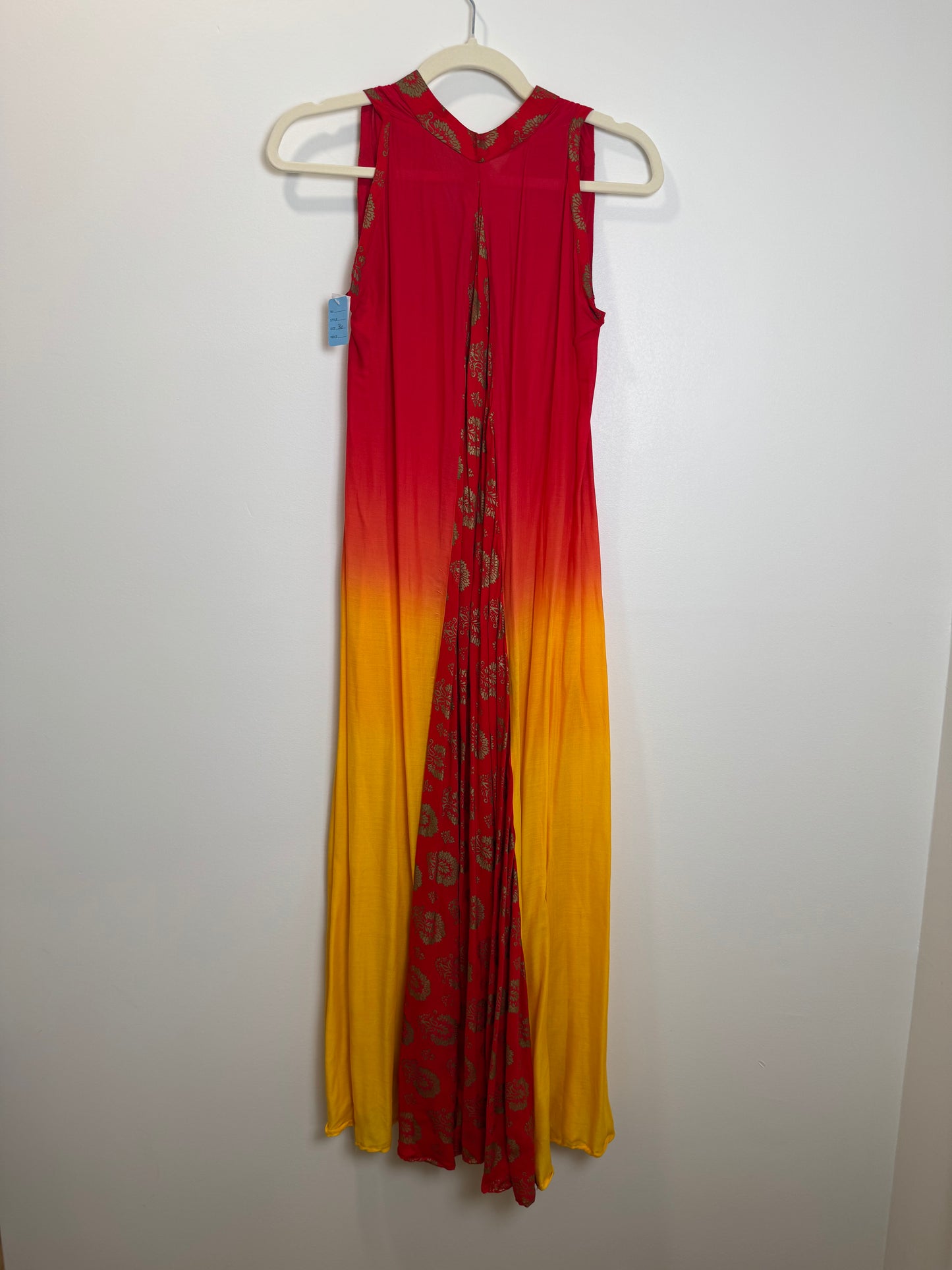Yellow Red Kurta - 36