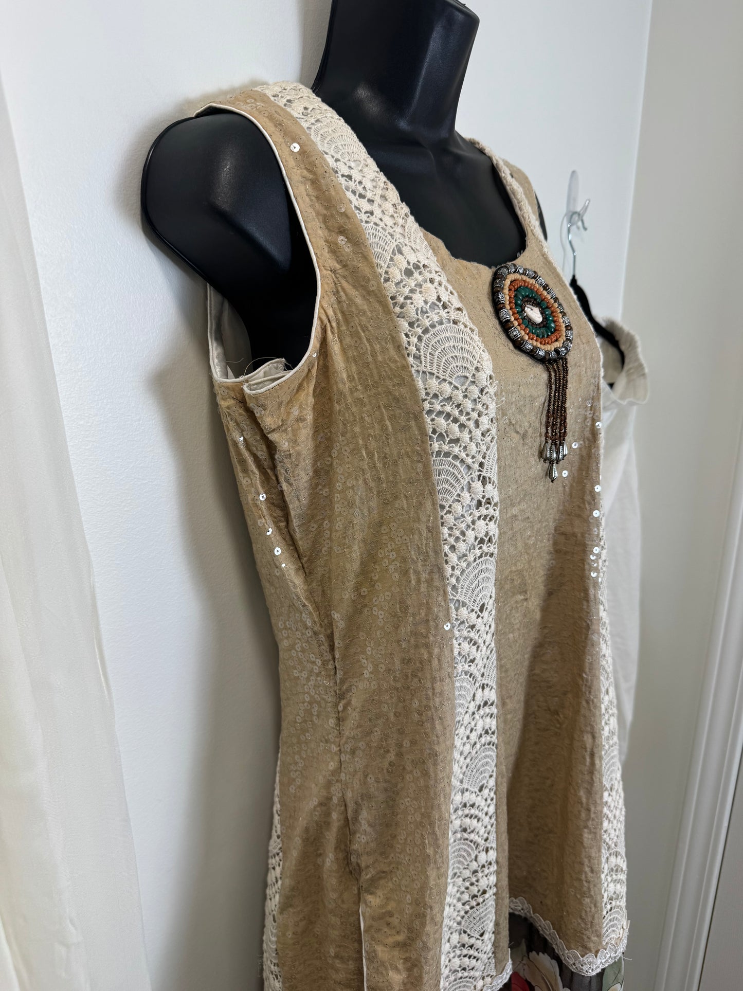 Beige White - 38
