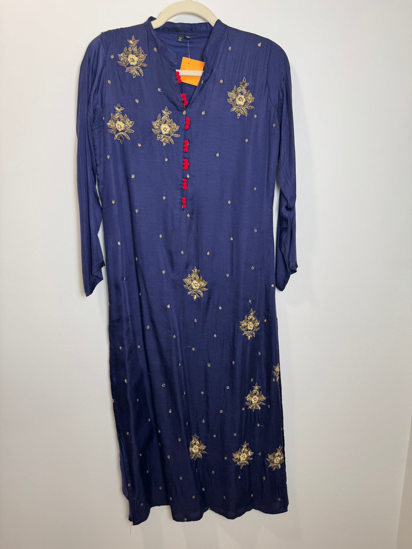 Blue Gold Kurta - 38