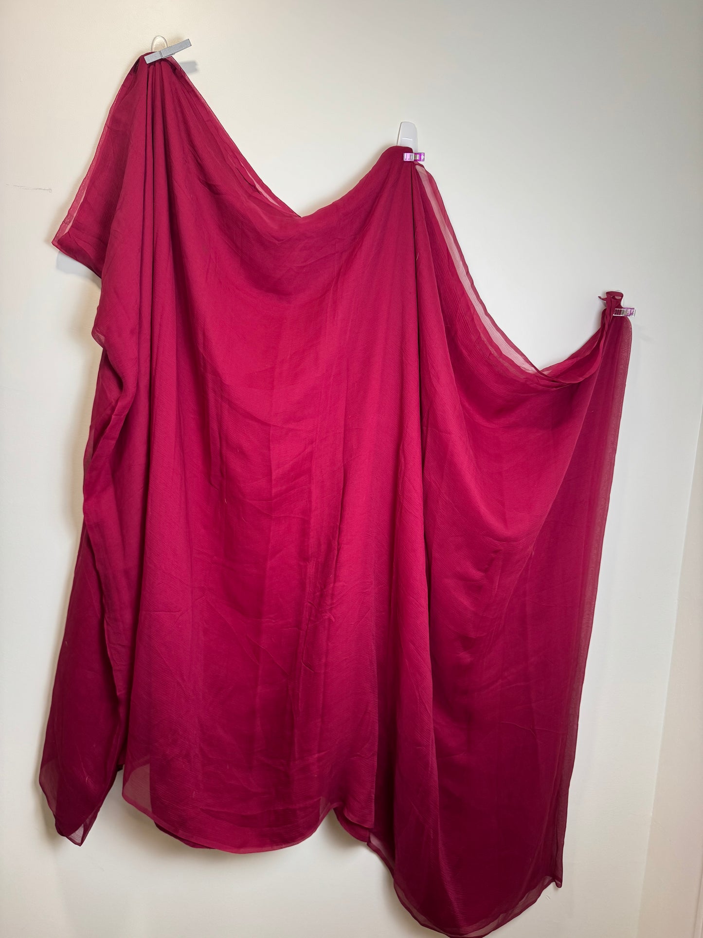 Maroon Sari