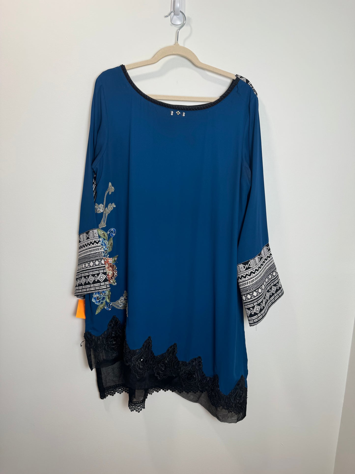 Blue black print - 44