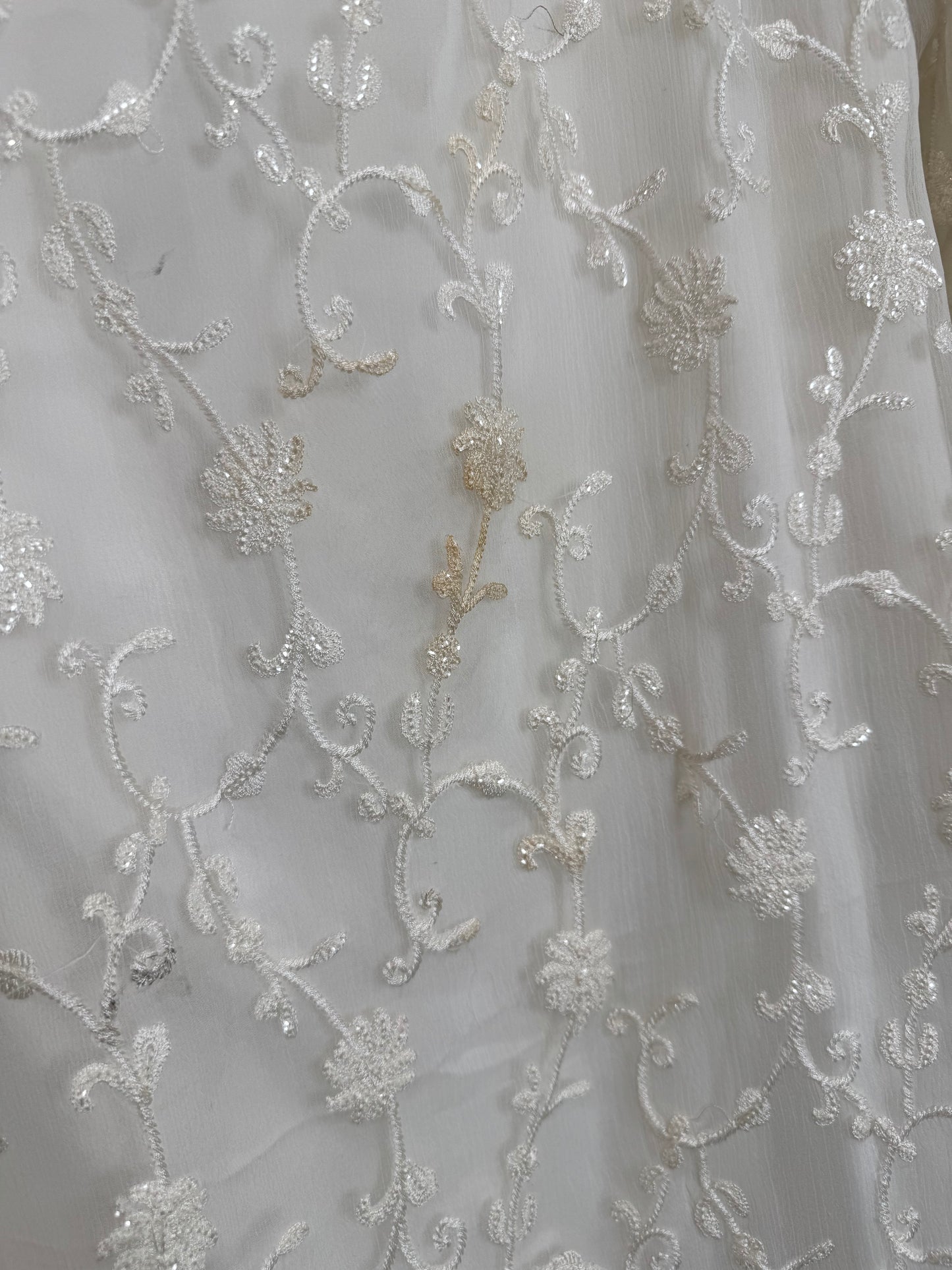White Silver Kurta - 34