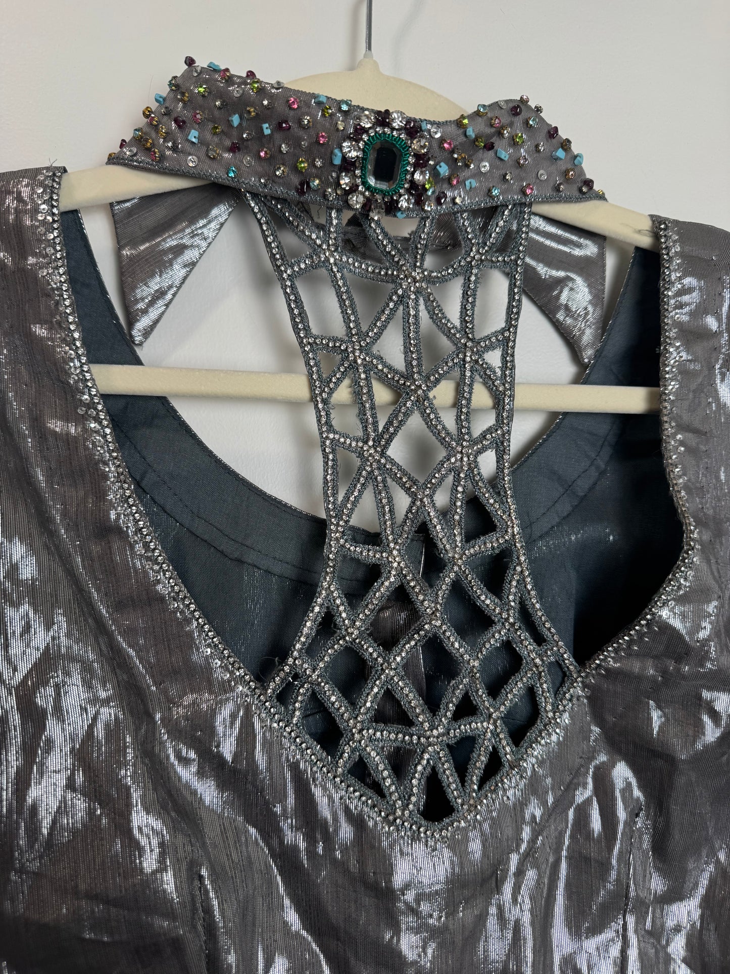 Silver Jewel Blouse - 38
