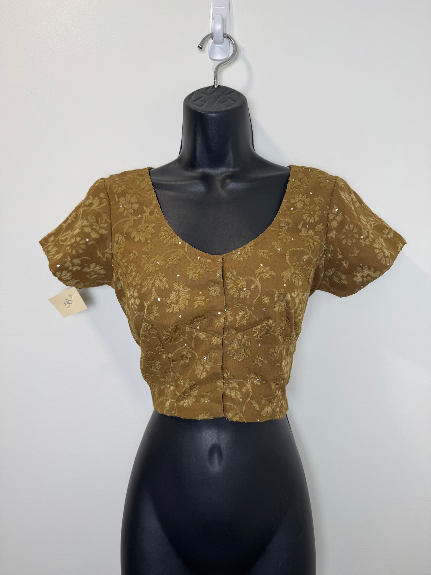 Mustard Green Blouse - 38