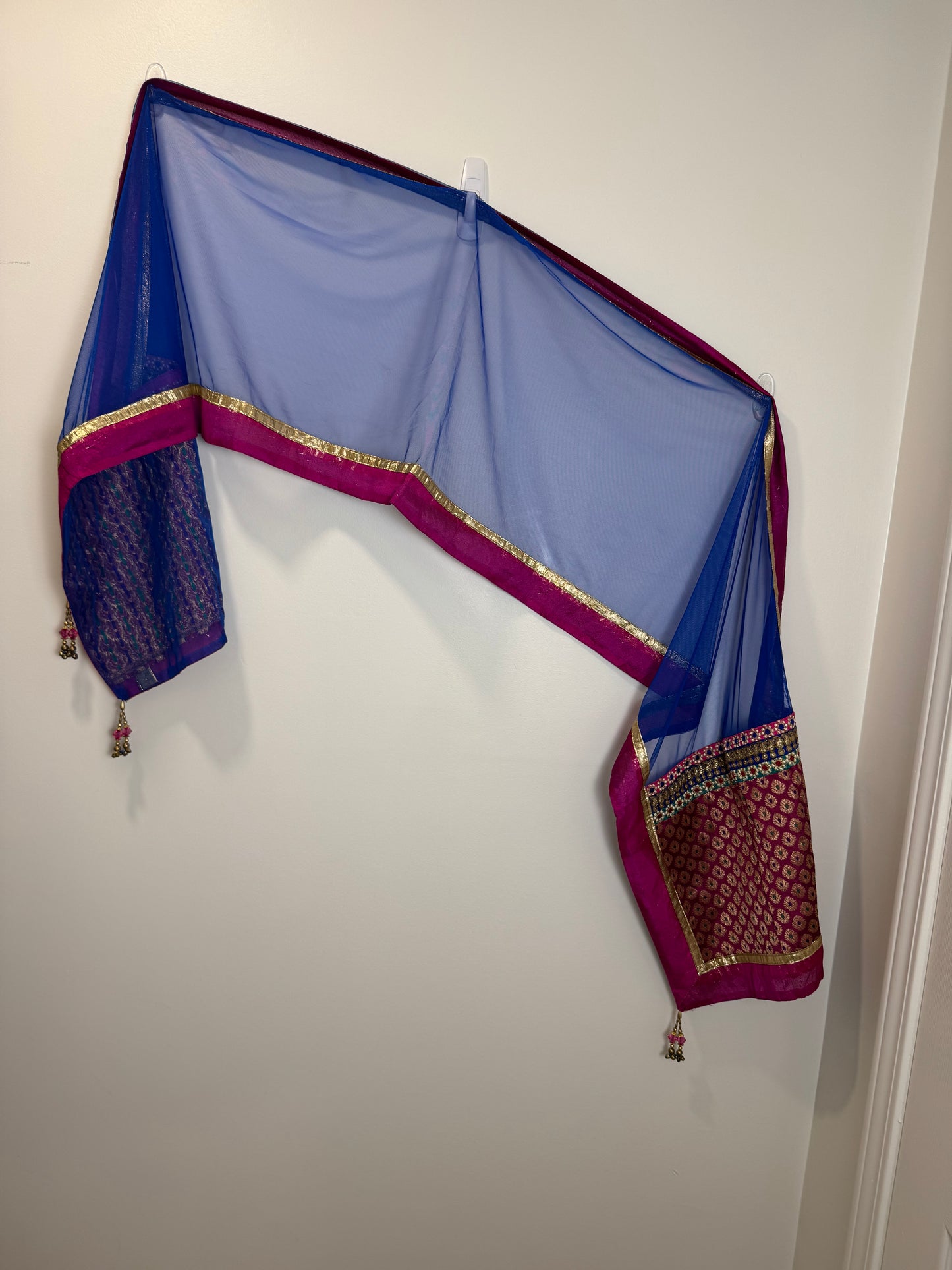 Blue Pink Kurta & Dupatta - 38
