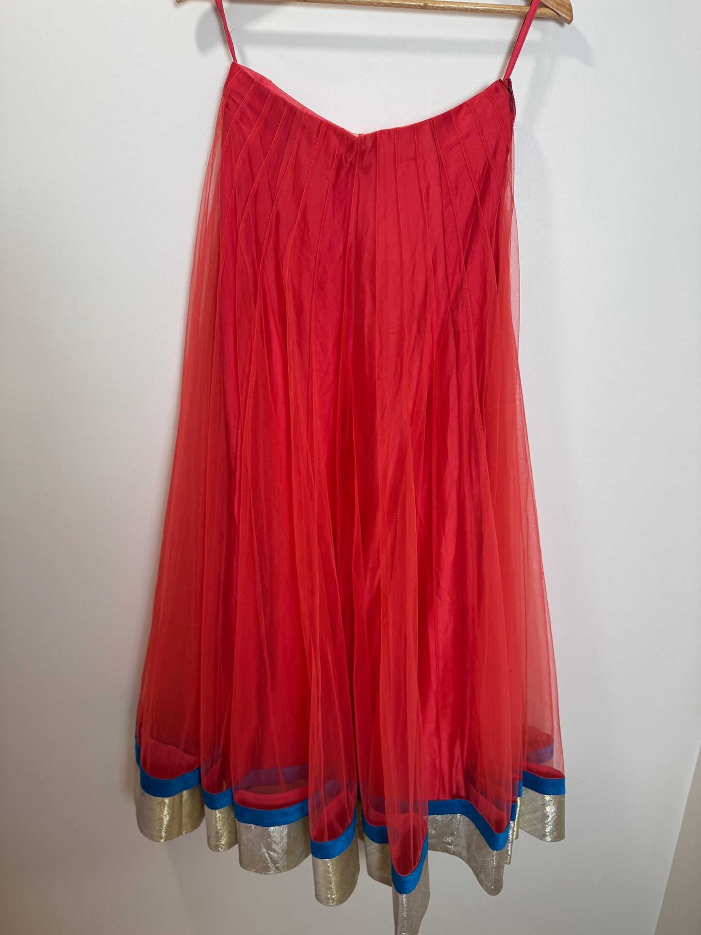 Red Orange Lehenga - 32