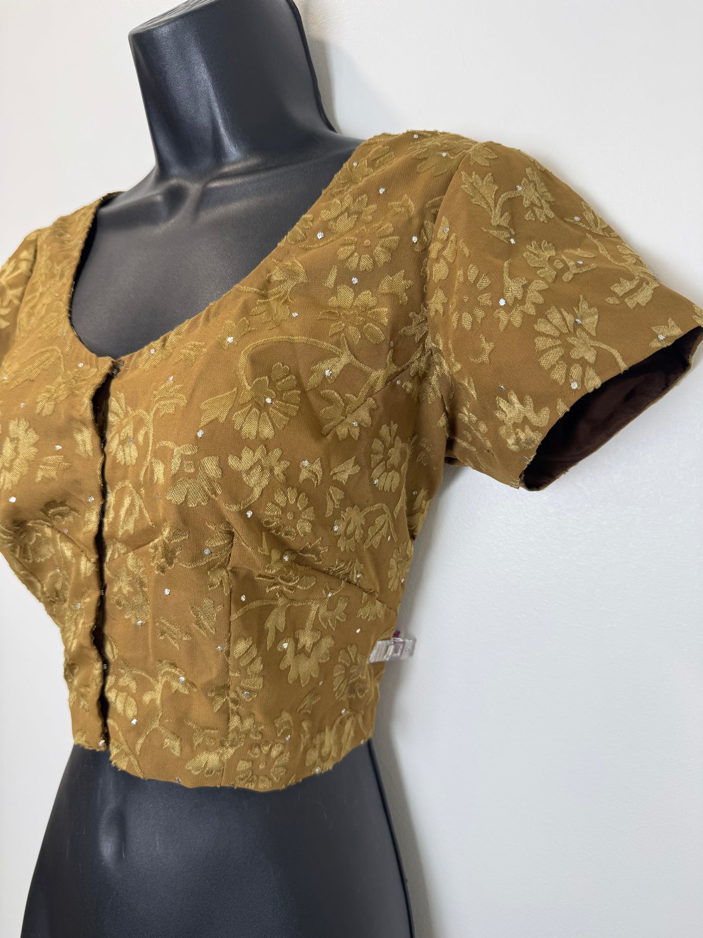 Mustard Green Blouse - 38