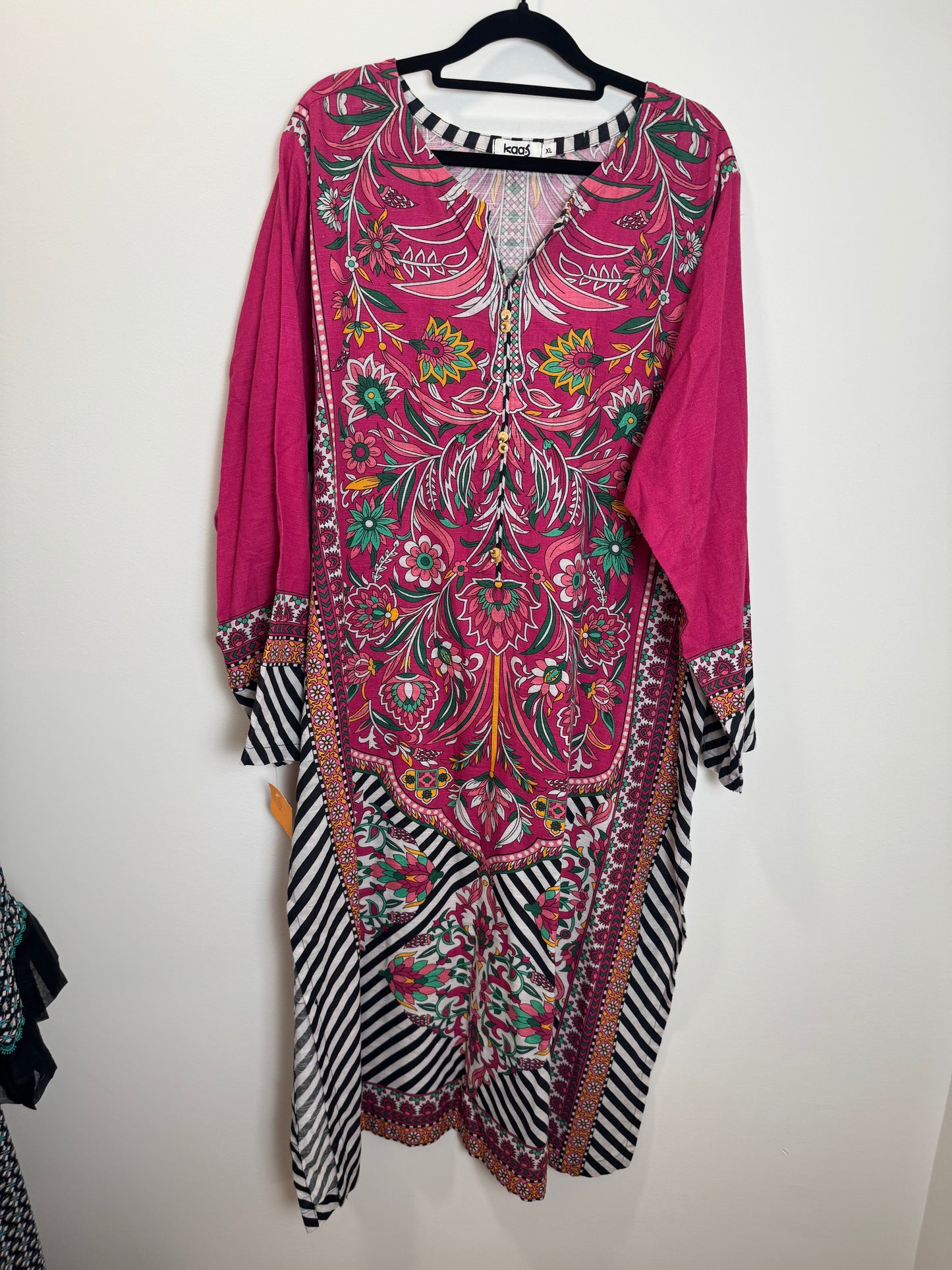 Pink Floral Kurta - 46