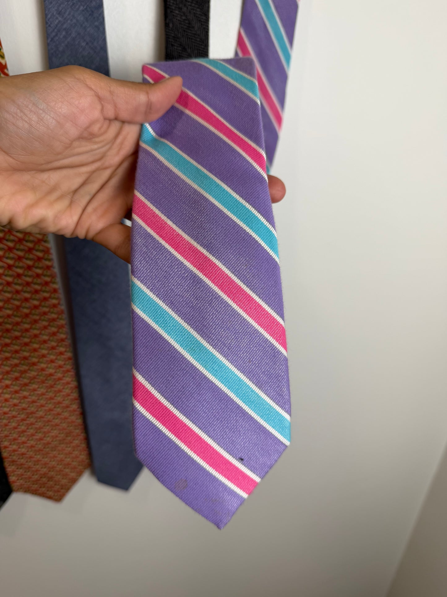 Designer Men’s Tie Lot Samuelsohn J.Crew Ferrell Reed Donna Karan Penguin