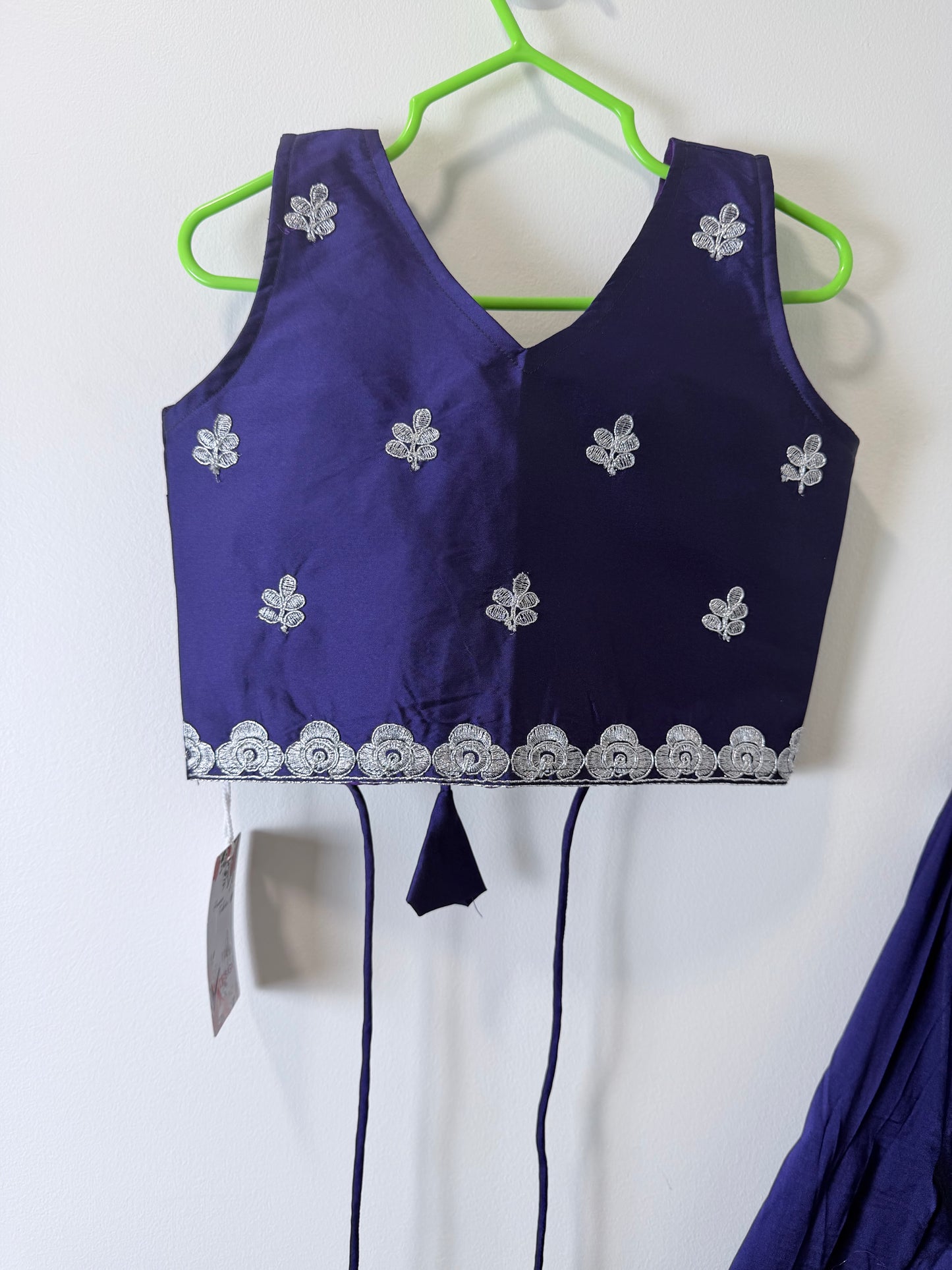 Brand New Purple Lehenga - Kids Size 24