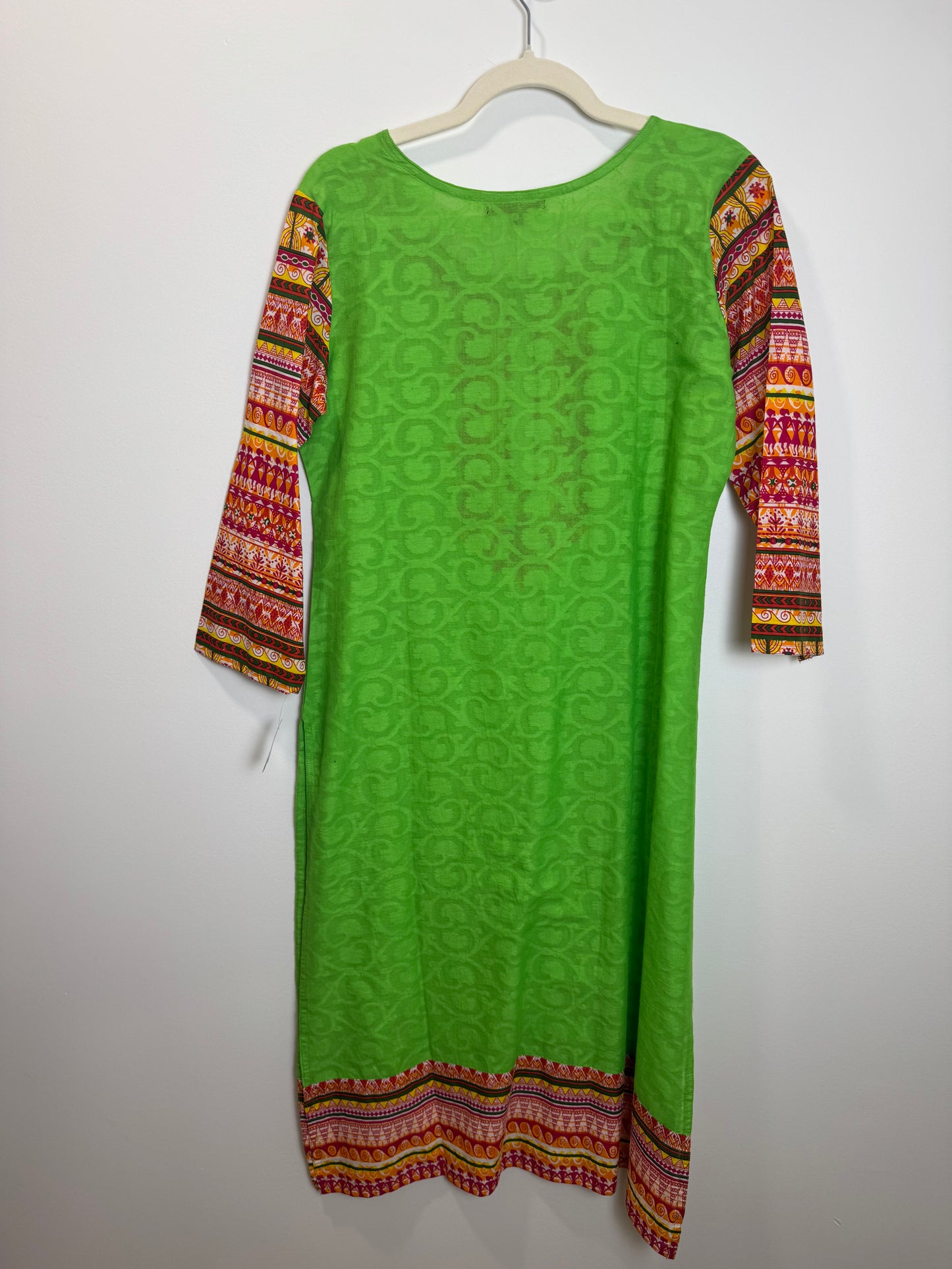 Green Red Kurta - 40