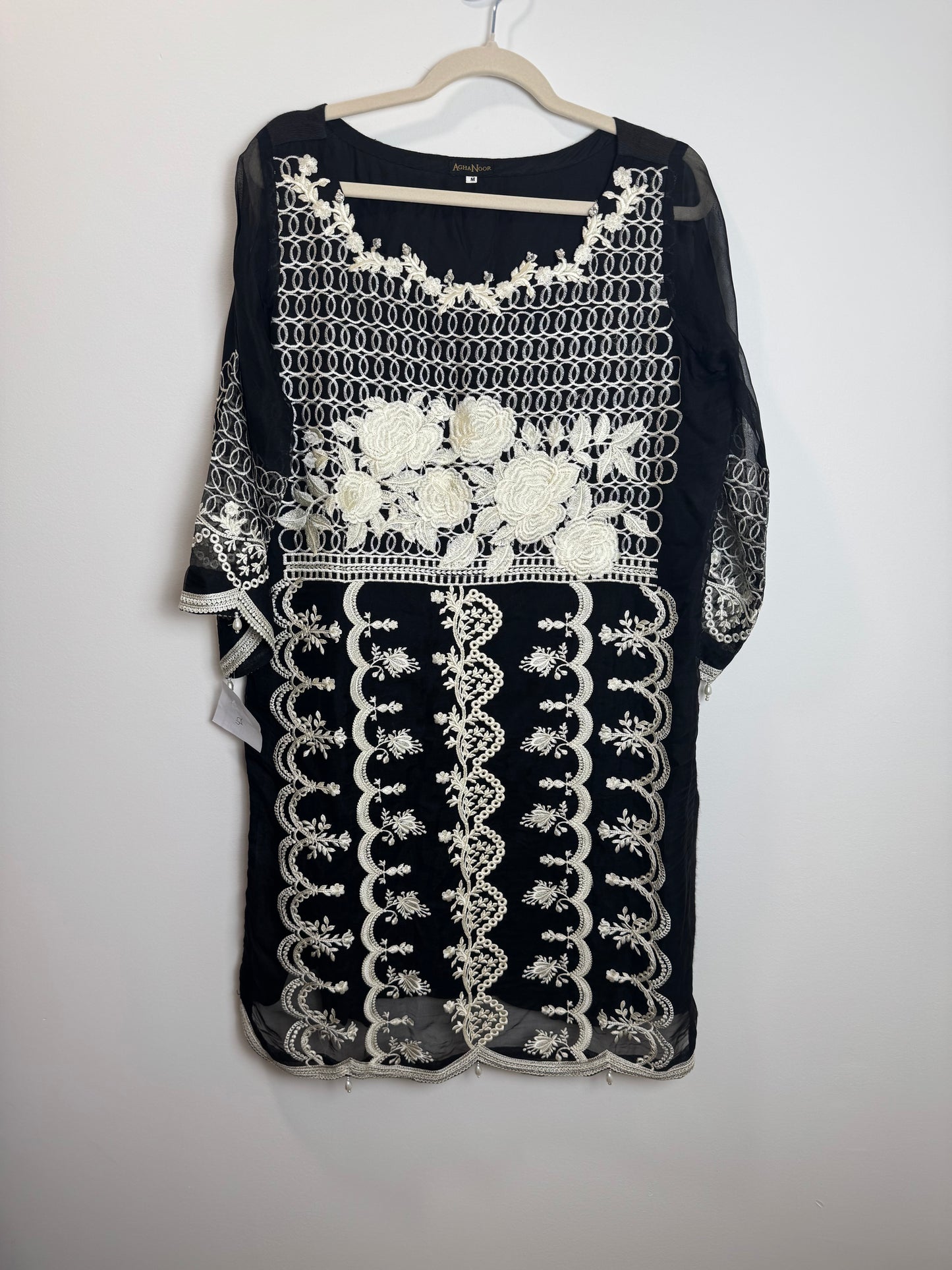 Black and white Kurta - 42
