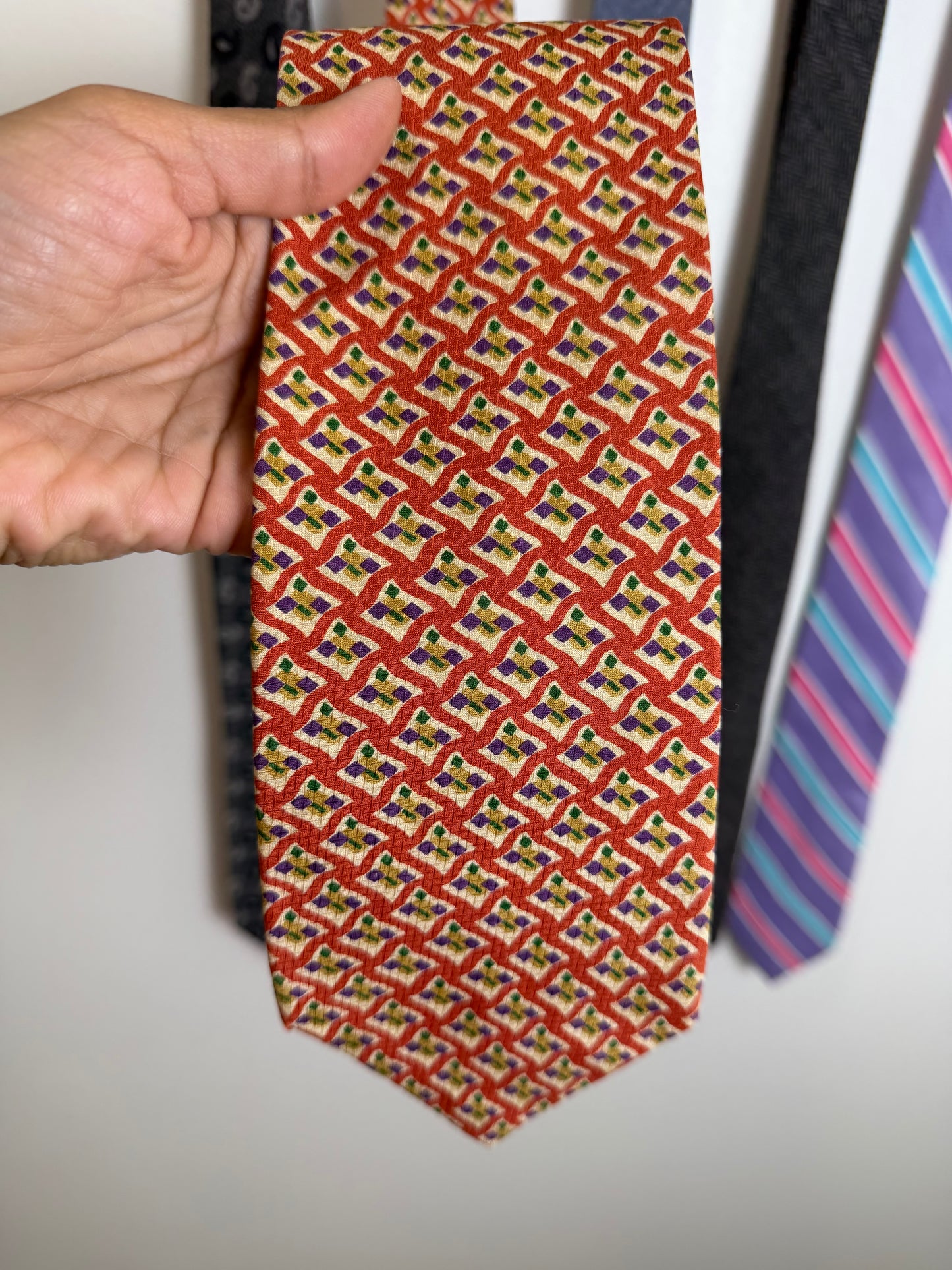 Designer Men’s Tie Lot Samuelsohn J.Crew Ferrell Reed Donna Karan Penguin
