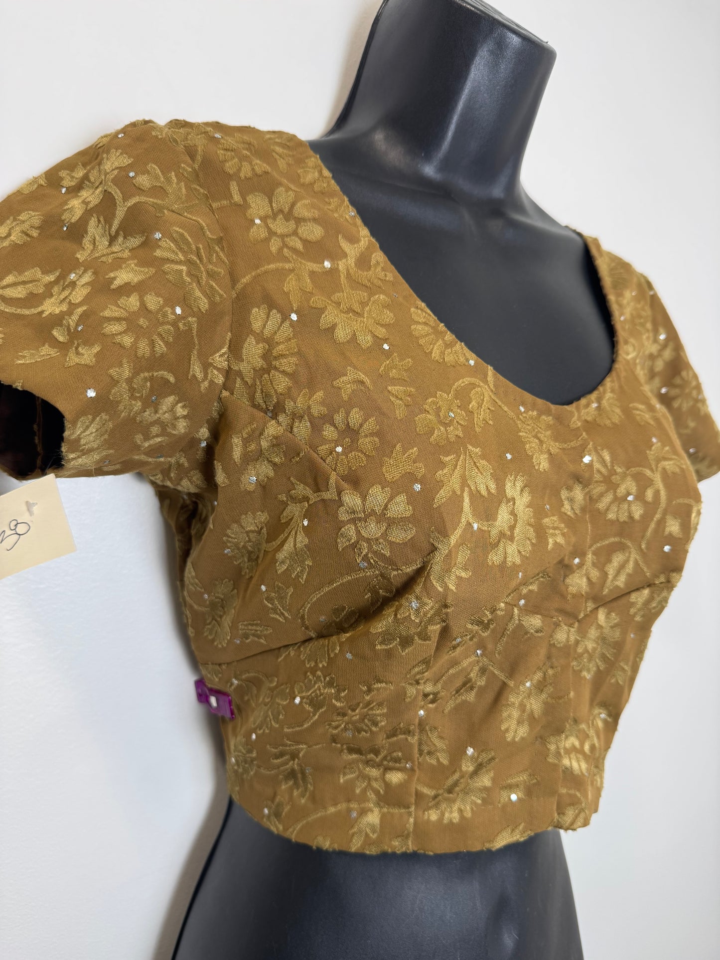 Mustard Green Blouse - 38
